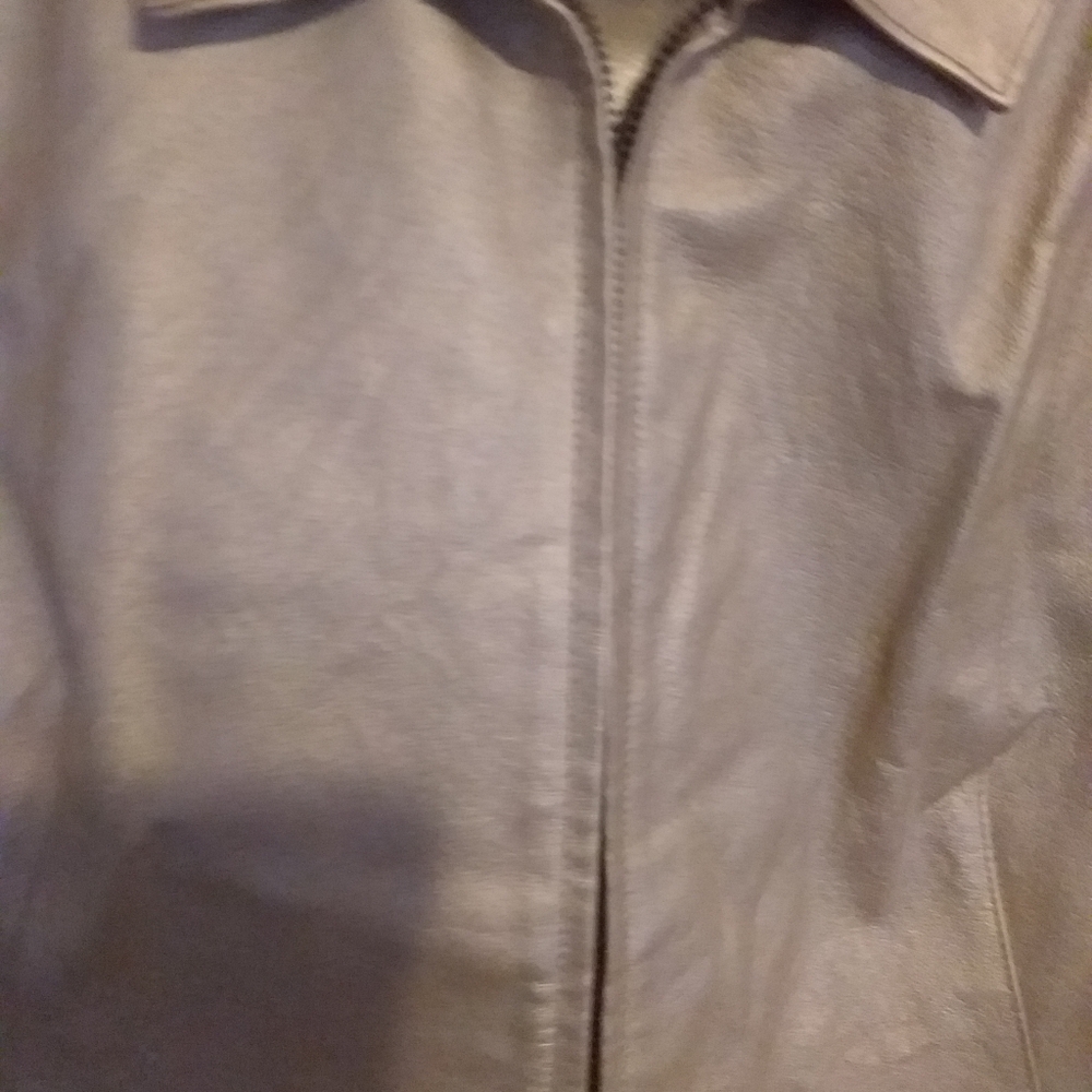 Gold MetallicLeather Jacket